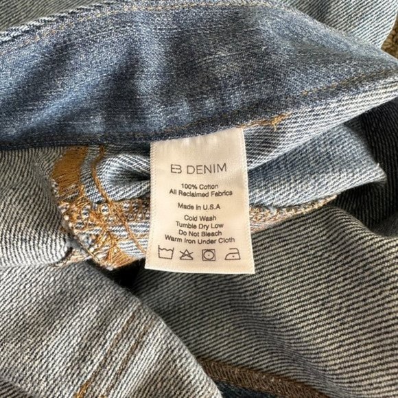 EB Denim Lace Up in Medium Wash - Picture 8 of 10